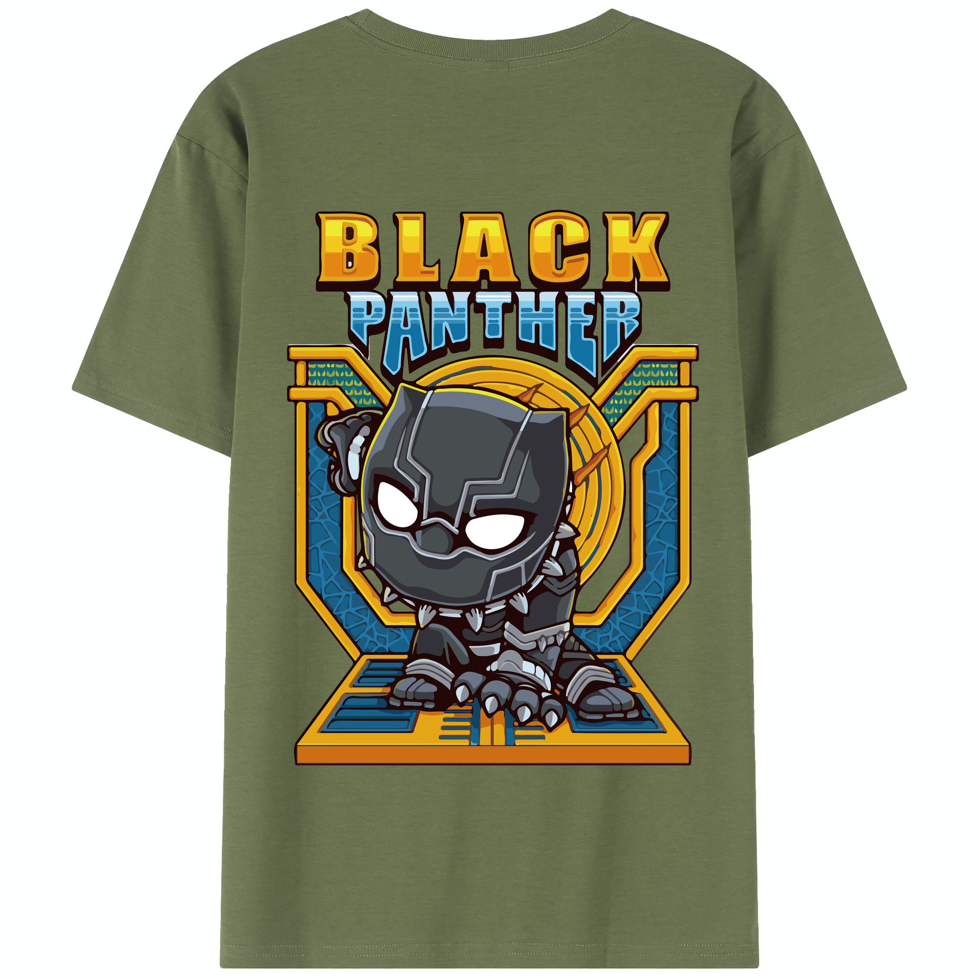 （画像用） アベンジャーズ The Avengers 綿100％半袖Tシャツ（背面プリント）